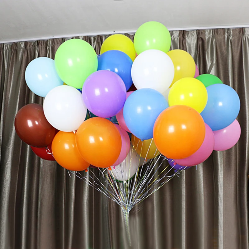 Globos de látex mate de 10 pulgadas