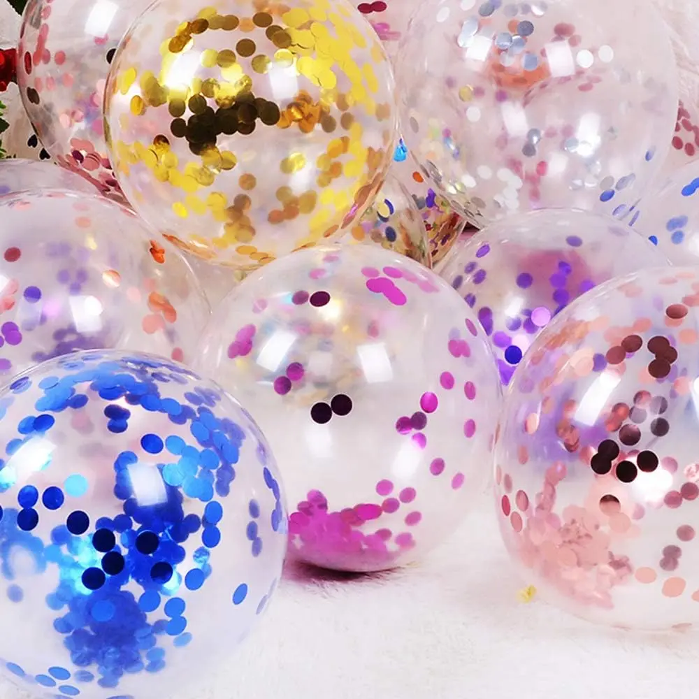 Globos de látex confeti de 12 pulgadas