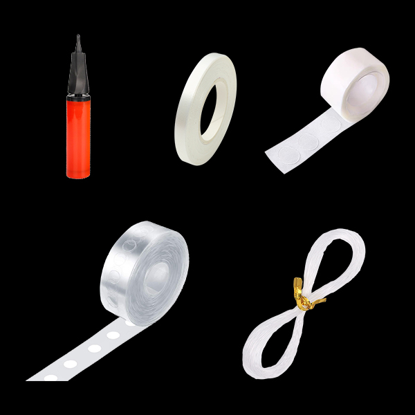 Introducción a los accesorios comunes en los kits de globos.