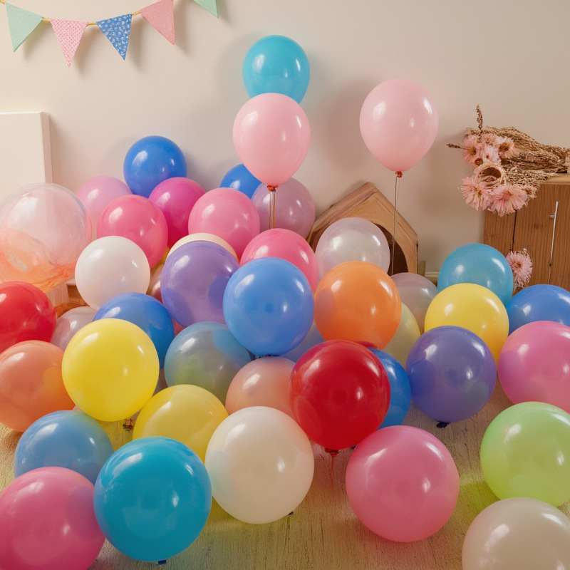 ¿Por qué varían los colores de los globos a granel?
