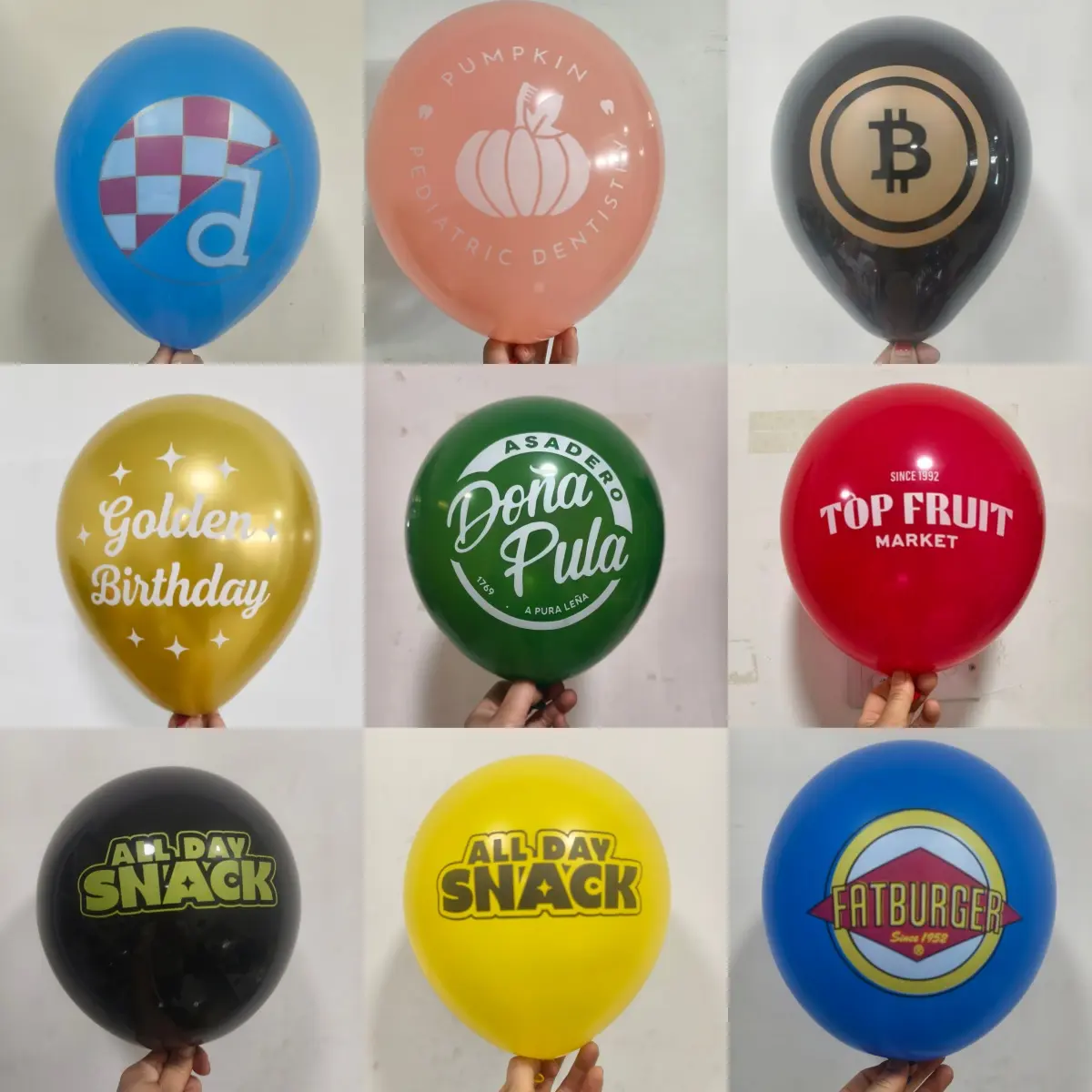Cómo las fábricas logran una alineación perfecta de la impresión en globos con logotipos