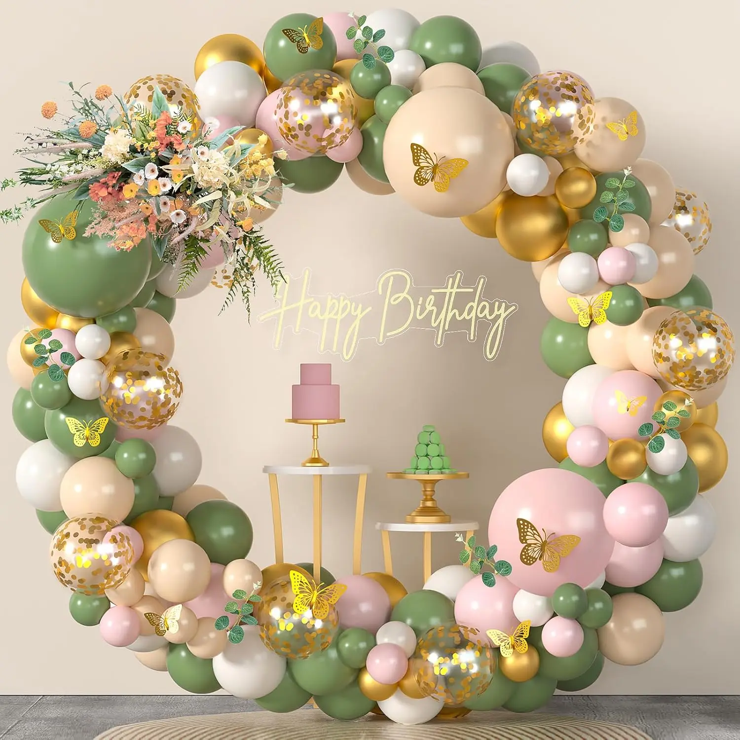 Tendencias del set de decoración con globos para bodas