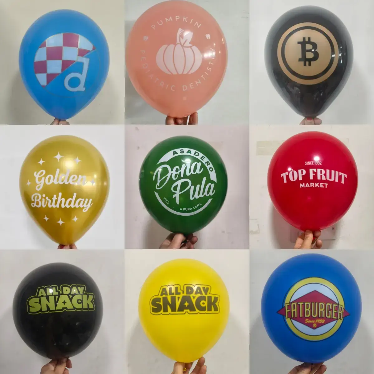 ¿Pueden ser gratuitas las muestras de globos impresos personalizados?