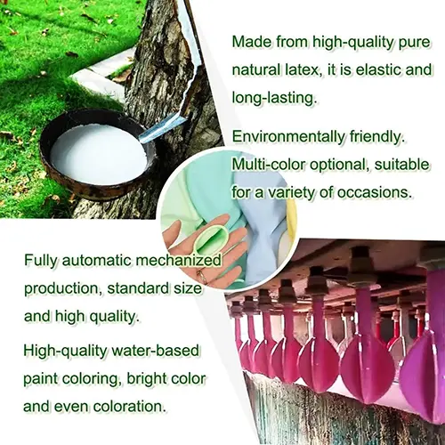Globos de látex de caucho natural: por qué la pureza del material es importante para su marca