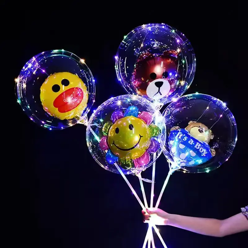 El método de producción de globos LED BOBO.