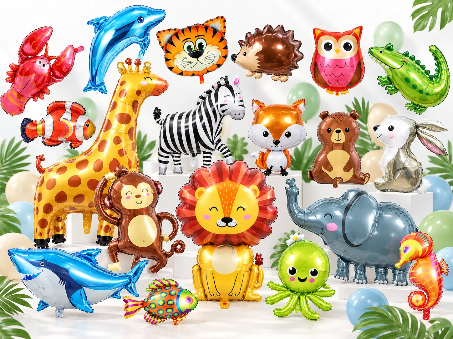 ¿Sabes cómo inflar globos de papel de animales?