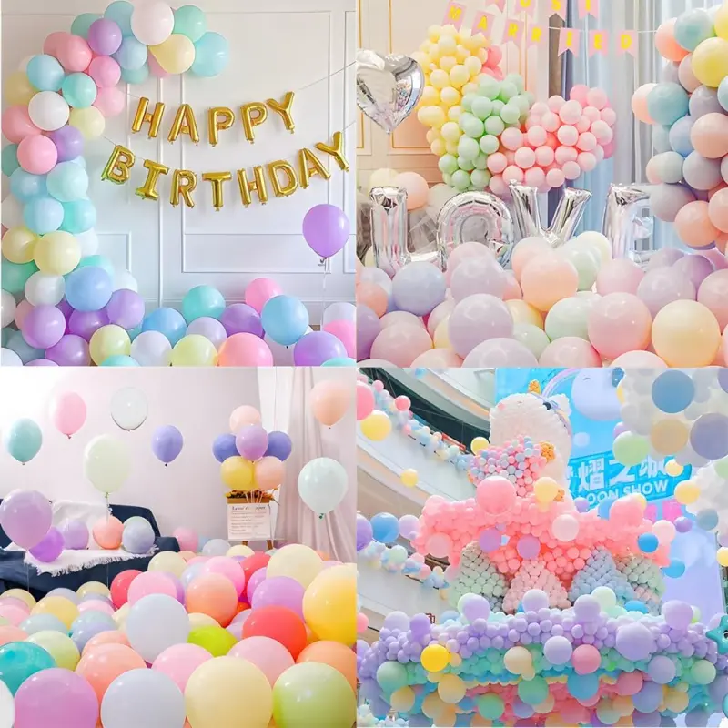 Cómo confirmar las cantidades de relleno de globos de látex de 5 pulgadas en kits a granel