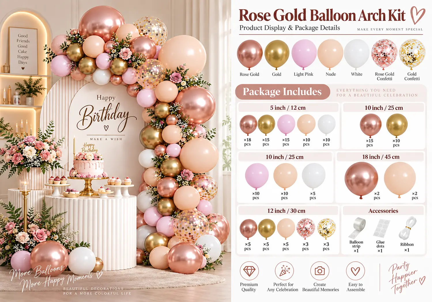 Kits de Arcos de Globos al por mayor: Lo que incluye un kit completo