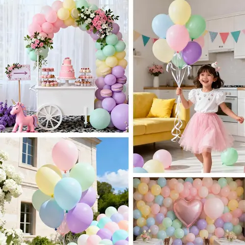Globos de fiesta de macarrones
