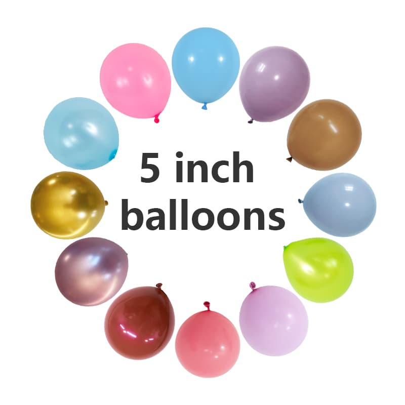 globo de látex de 5 pulgadas