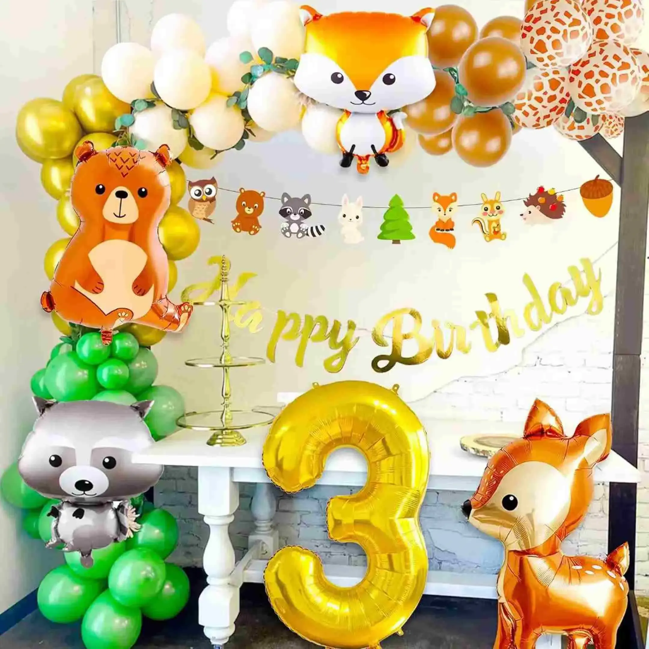 Kits de guirnaldas de globos con temática animal