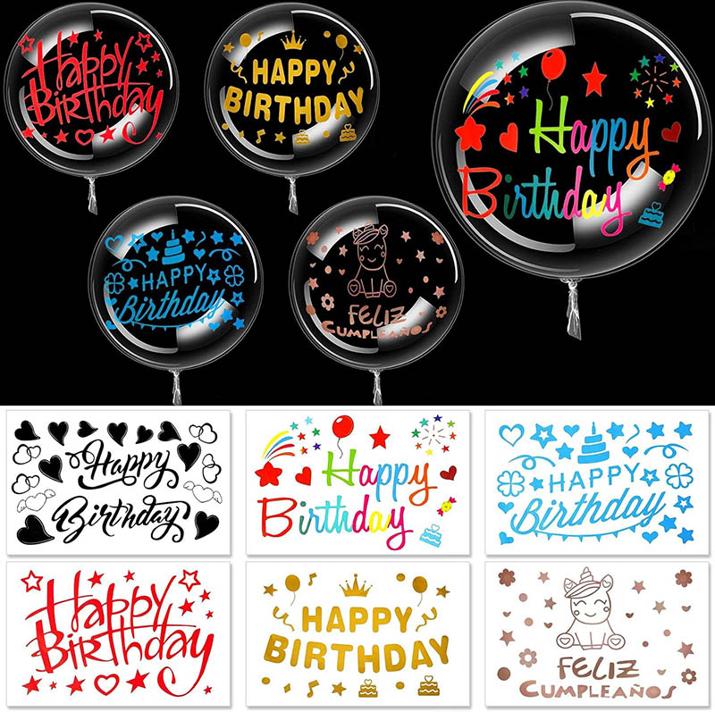 Pegatinas de globo de bobo