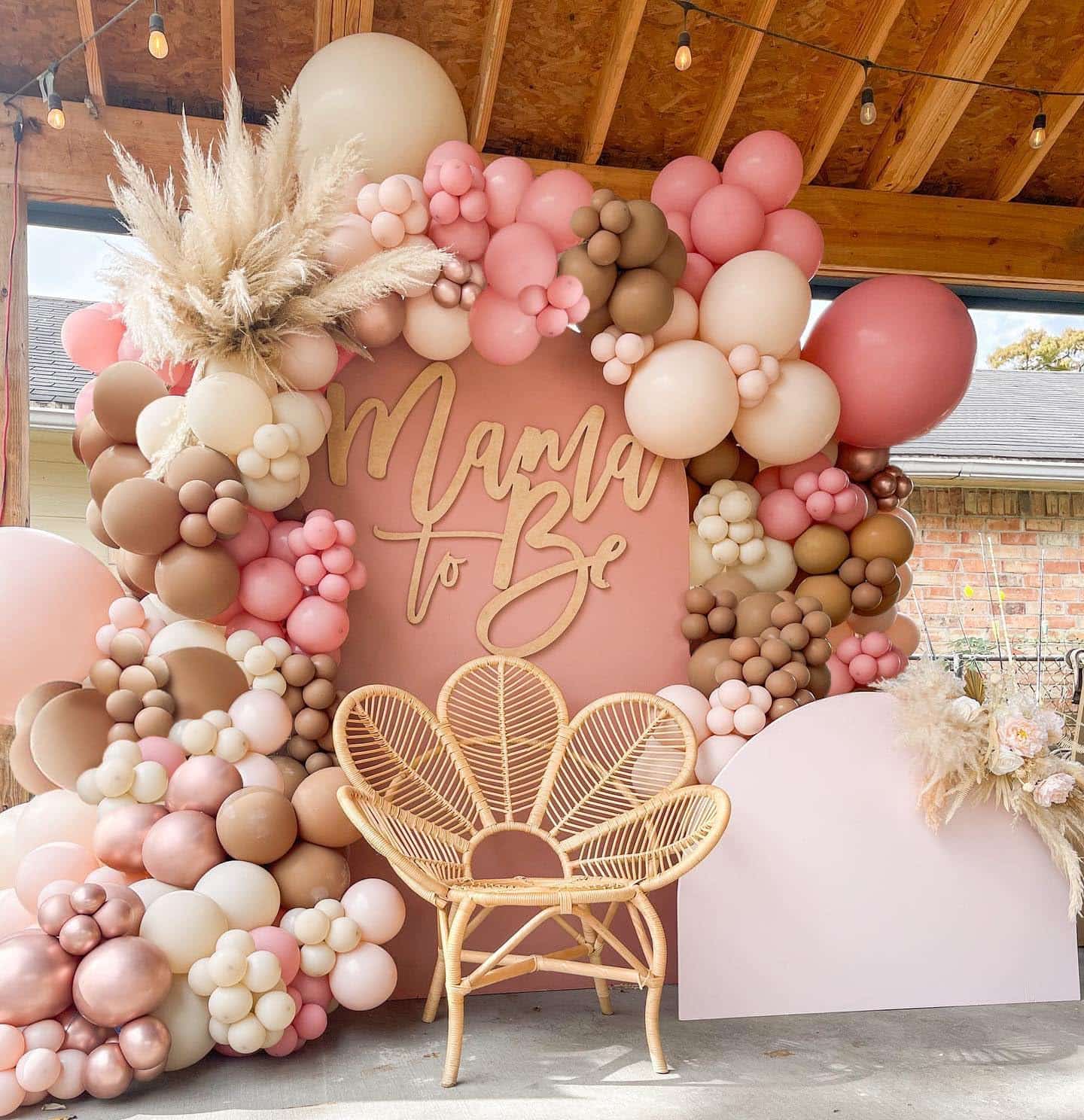 Kit de arco de guirnalda de globos de boda boho