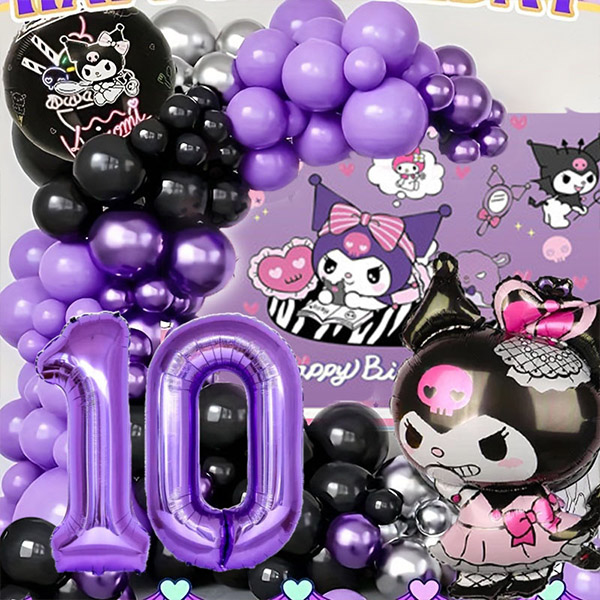 Dibujos animados Kuromi Balloon Kit