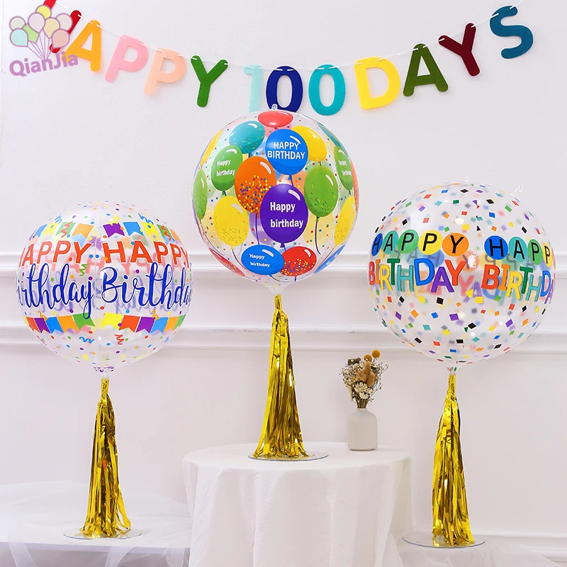 Globos Bobo transparentes impresos personalizados