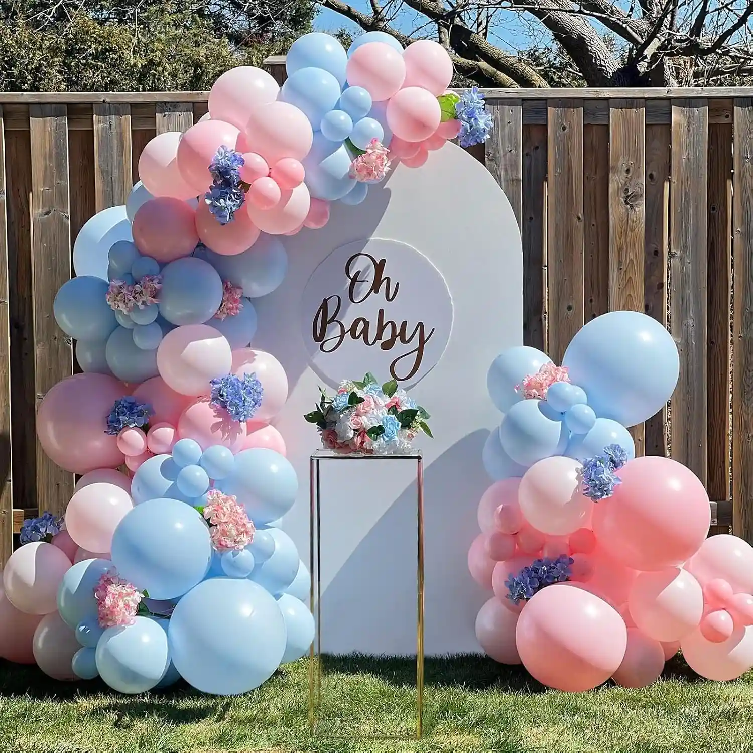 kit de arco de globos de revelación de género