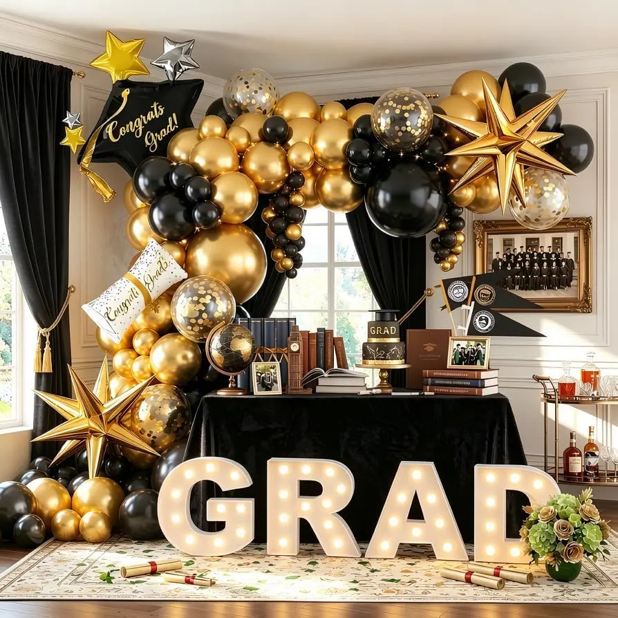 Kits de arco de guirnalda de globos de graduación