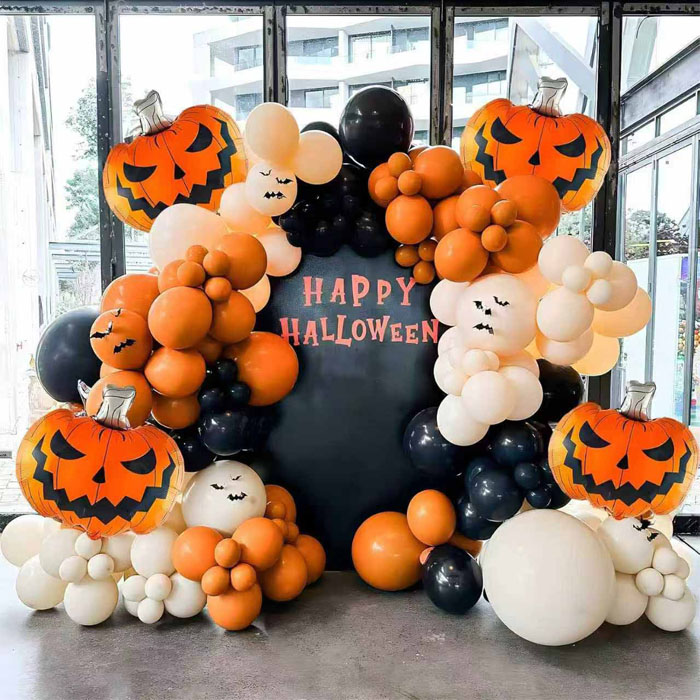 Kit de arco de guirnaldas de globo de Halloween