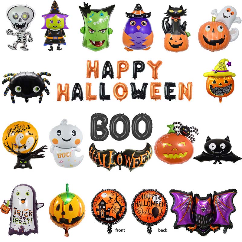 Globos de lámina de Halloween