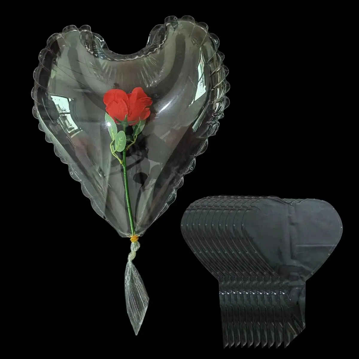 Globos Bobo en forma de corazón