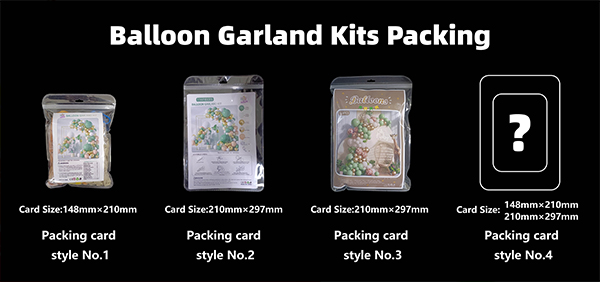 Customized balloon packaging