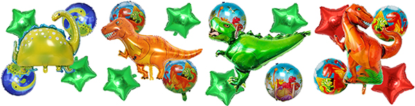 Dinosaur balloon decoration