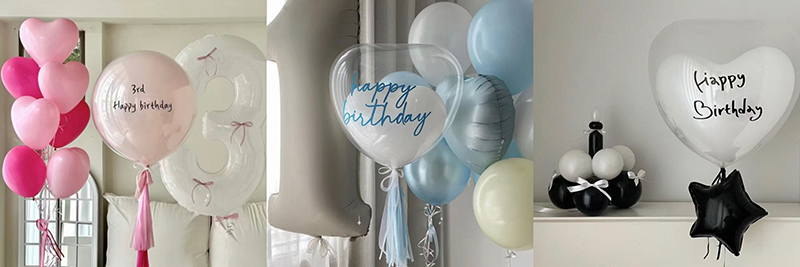 heart balloons decorations