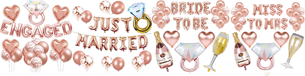 Diamond ring foil balloon