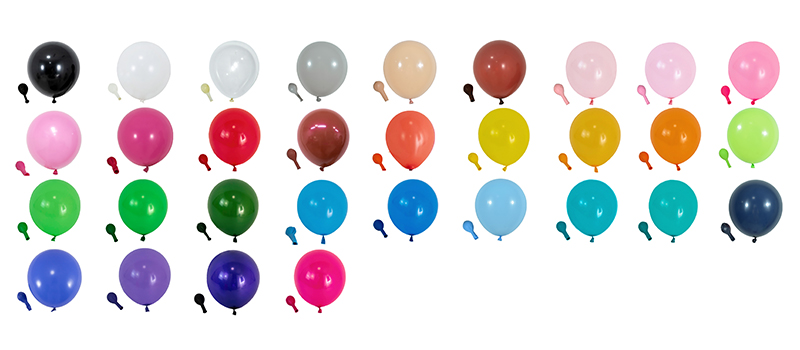 Matte balloon color catalogue