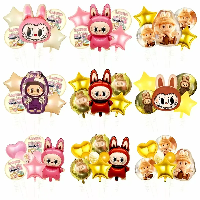Globos de láminas de Labubu
