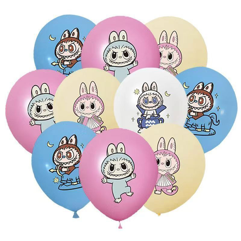 Globos impresos de Labubu