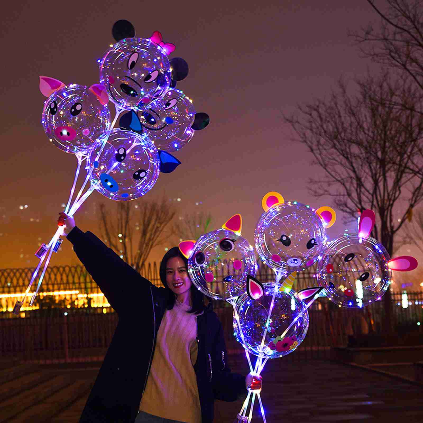 Led Many Bobo Balloon