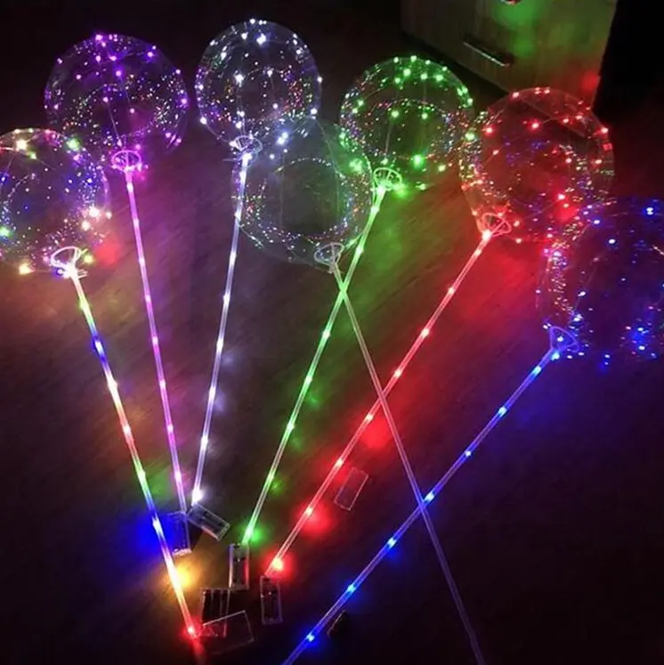 Juegos de globos Bobo con luz LED