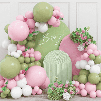 Conjunto de globos mate.