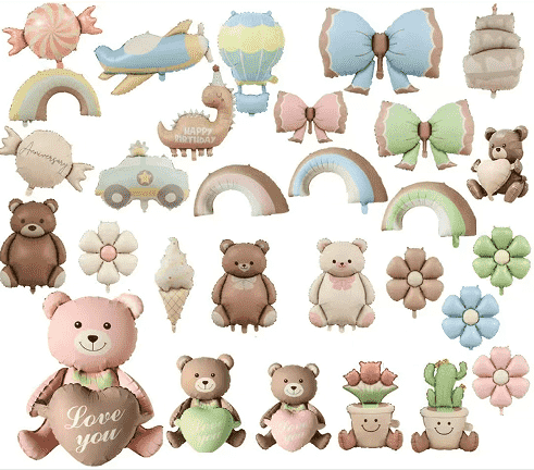 Globos de aluminio mate esmerilado