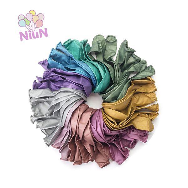 Globo de látex metalizado.