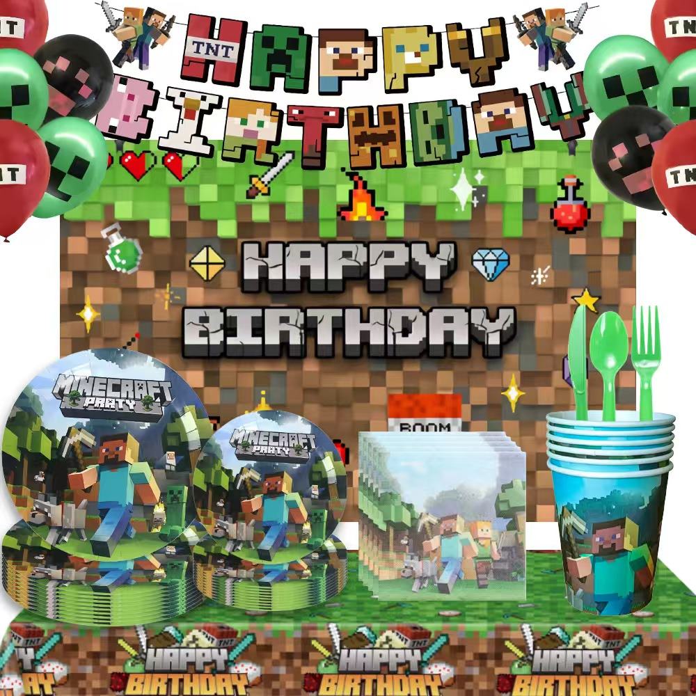 Suministros de fiesta de Minecraft