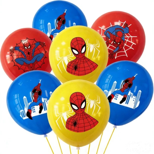 Globos Estampados De Spiderman