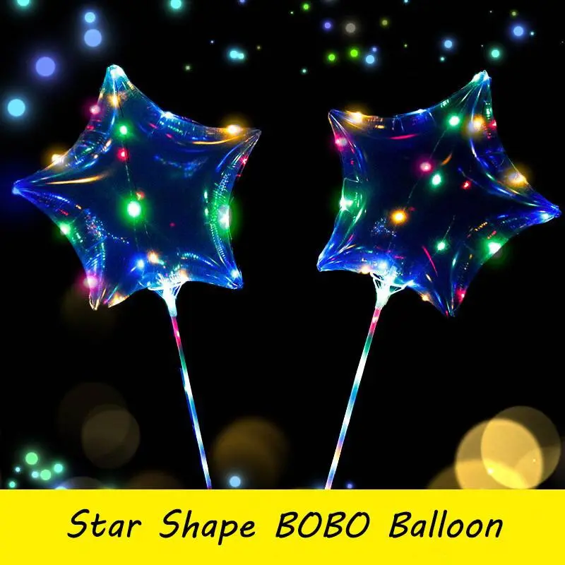 Globos Bobo en forma de estrella