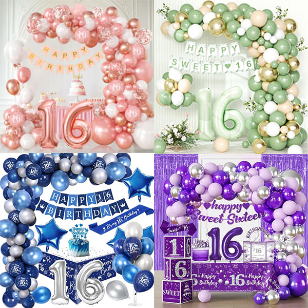 Arco de globos para dulces 16