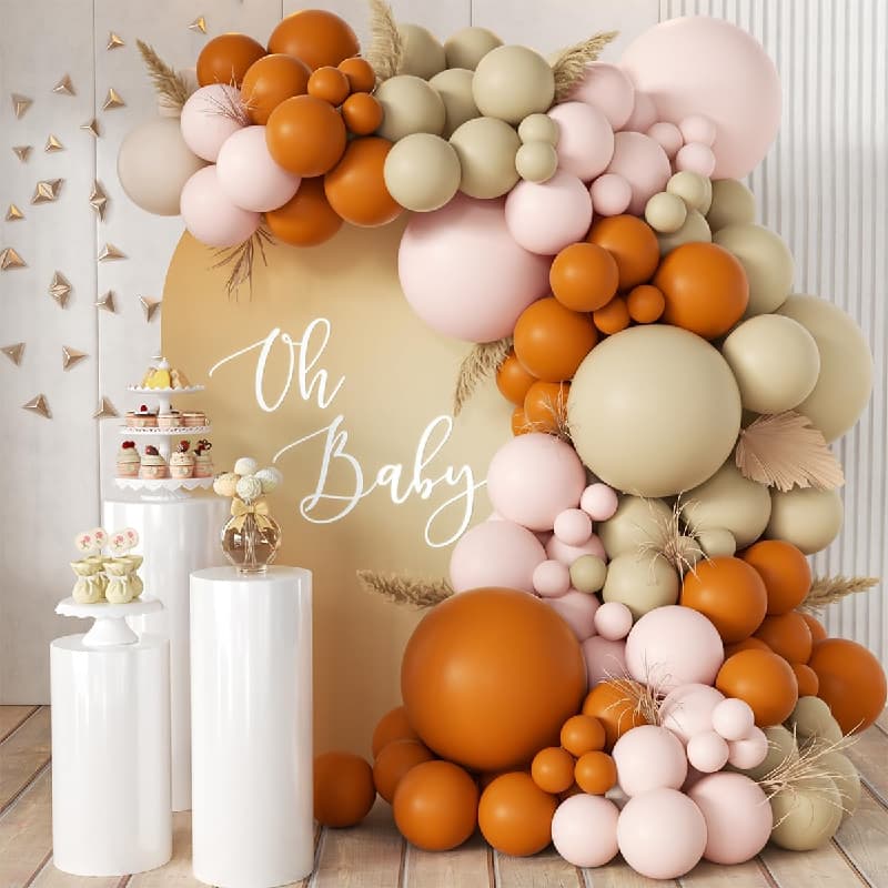 Kit de guirnalda de globos de terracota