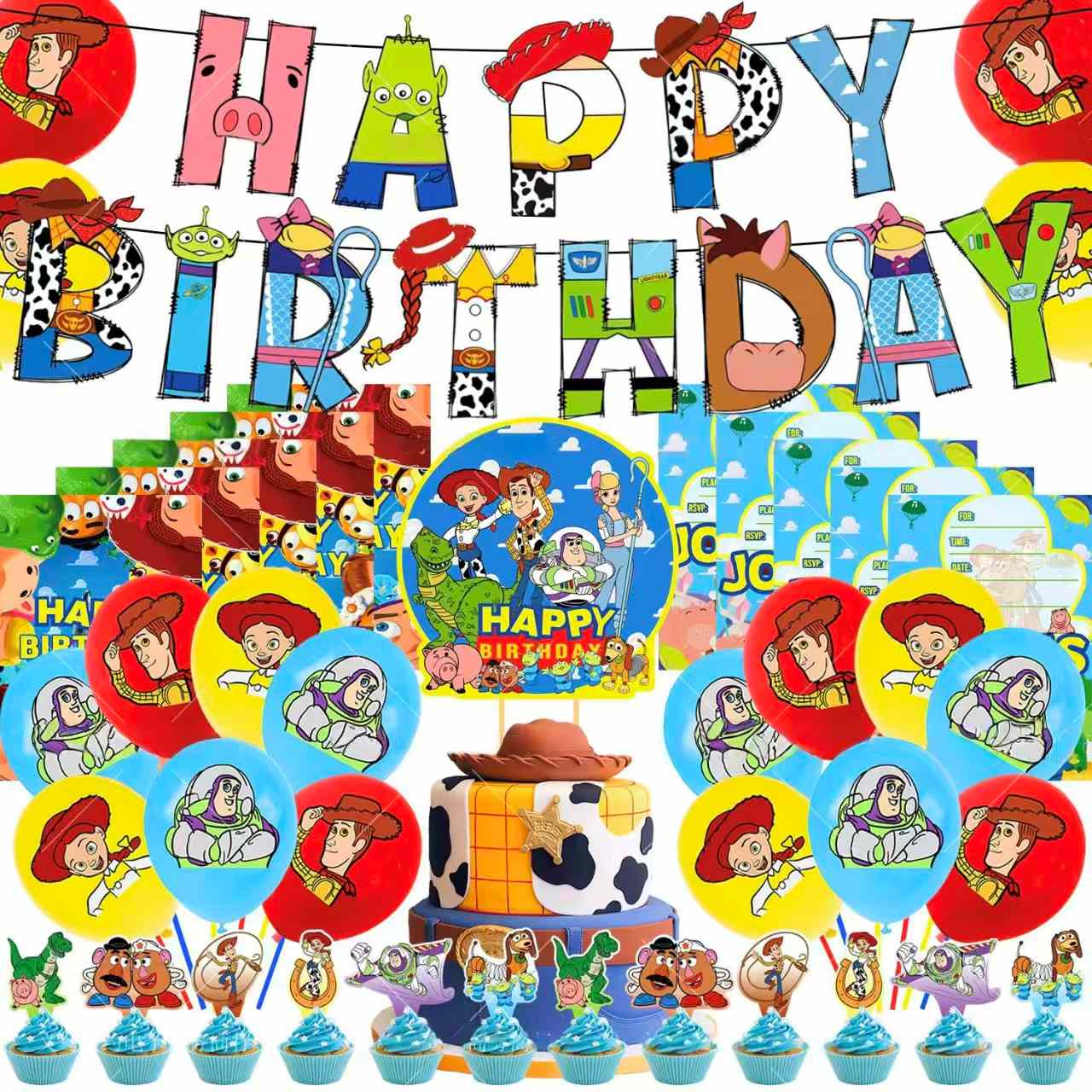 Globos de la historia de juguete