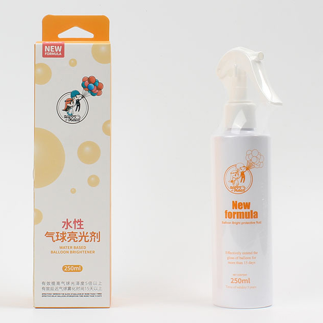 Spray de brillo de globo de base de agua